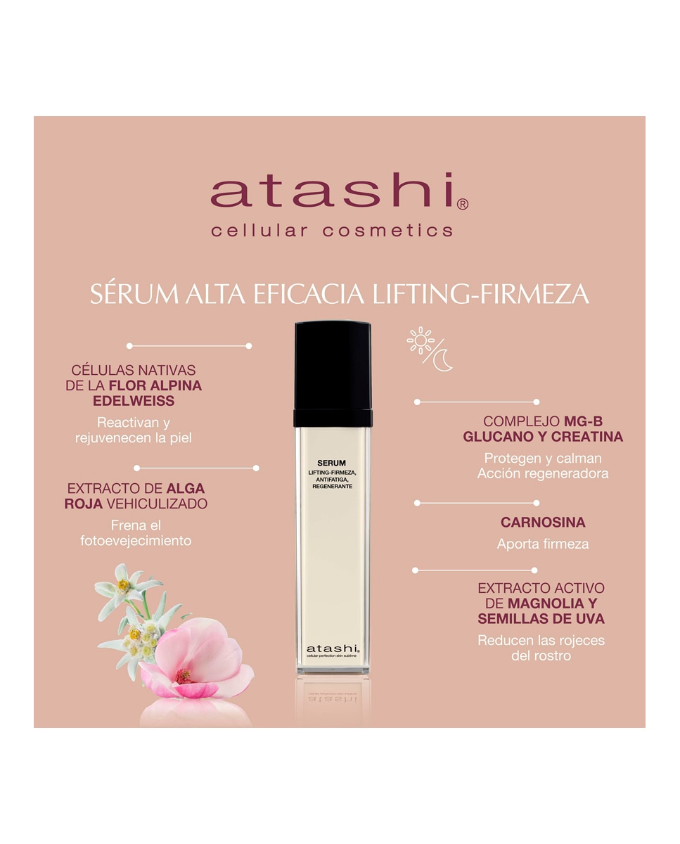 Sérum Lifting Firmeza Alta Eficacia Reafirmante Atashi - 50 ml 2