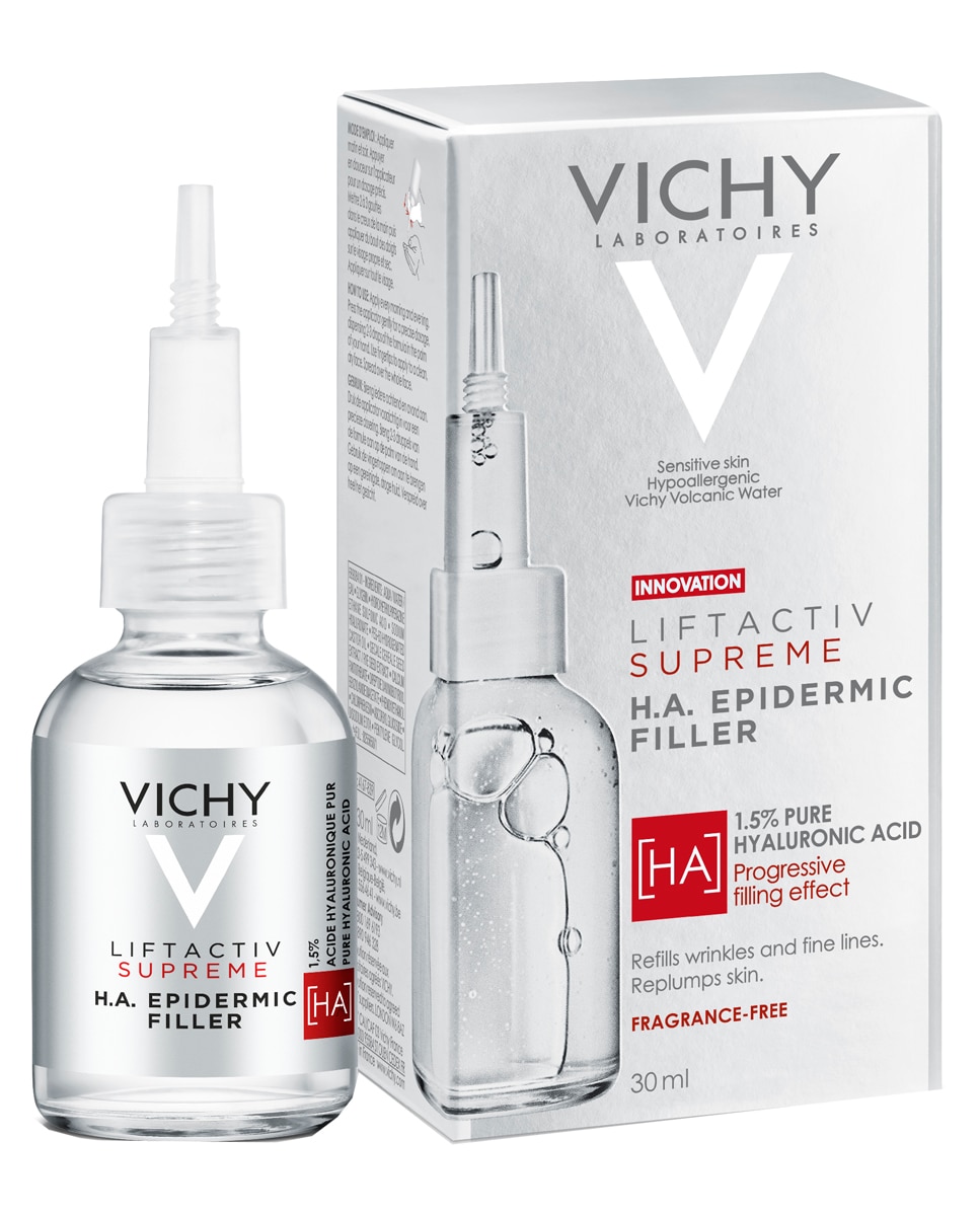 Imagen 2 de Sérum Antiarrugas Rostro y Ojos Ácido Hialurónico Liftactiv Supreme H.A. Epidermic Filler 30 ml Vichy - 30 ml