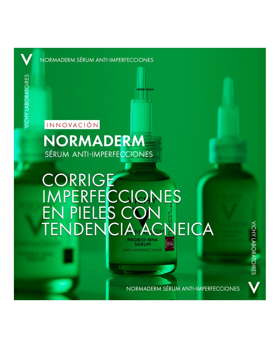 Imagen 4 de Sérum Probio-BHA Anti-Imperfecciones Normaderm 30 ml Vichy Laboratoires - 30 ml