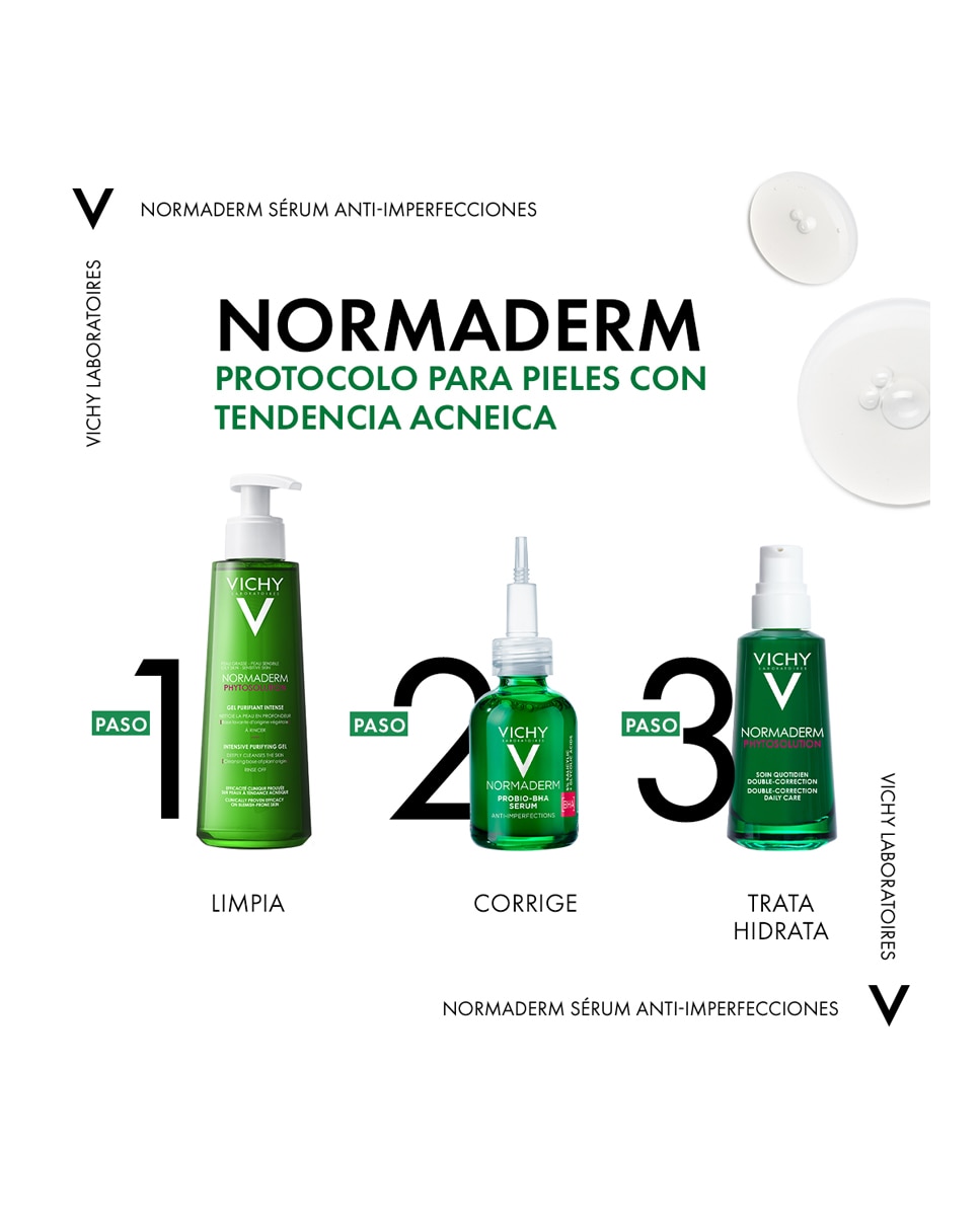 Imagen 14 de Sérum Probio-BHA Anti-Imperfecciones Normaderm 30 ml Vichy Laboratoires - 30 ml