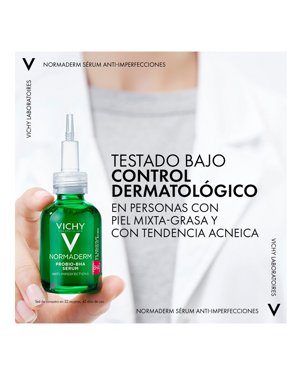 Imagen 15 de Sérum Probio-BHA Anti-Imperfecciones Normaderm 30 ml Vichy Laboratoires - 30 ml
