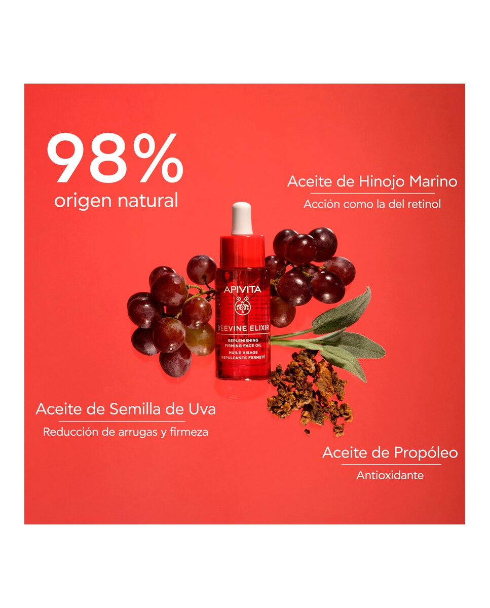 Aceite Facial Beevine Elixir 30 ml Apivita 4
