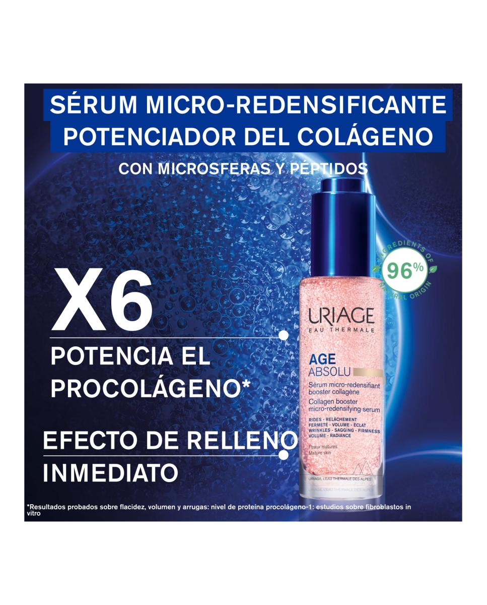 Sérum Microredensificante Booster colágeno Age Absolu 30ml Uriage - 30 ml 5