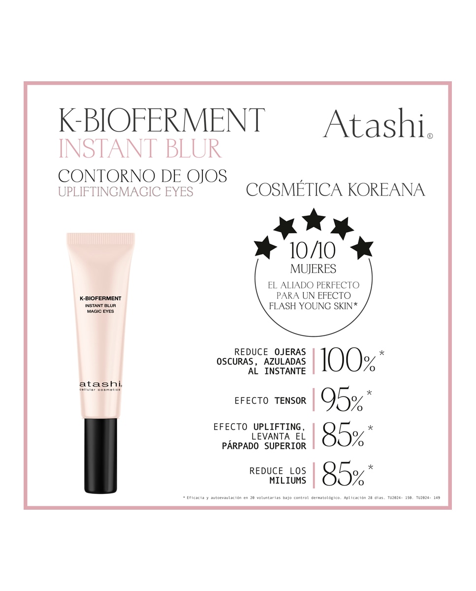 Contorno de Ojos K-Bioferment Piel Sensible Atashi - 15 ml 3