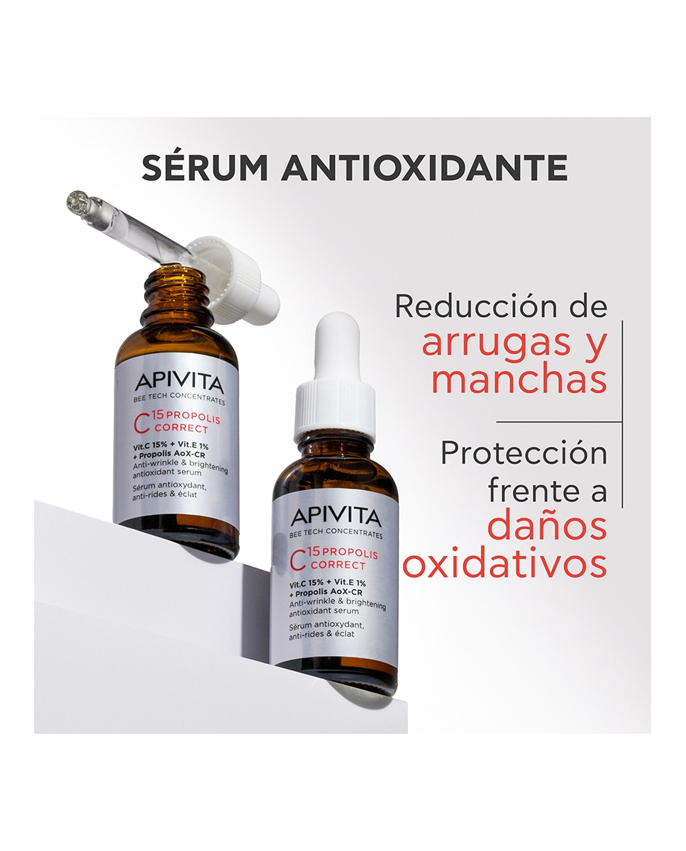 Sérum Corrector C15 Propóleo Apivita - 30 ml 2