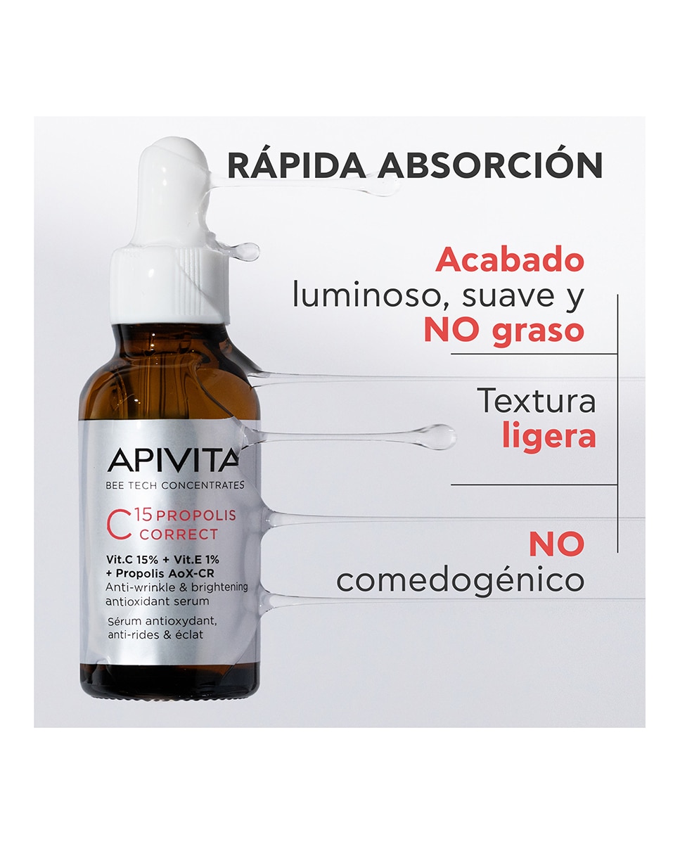 Sérum Corrector C15 Propóleo Apivita - 30 ml 6