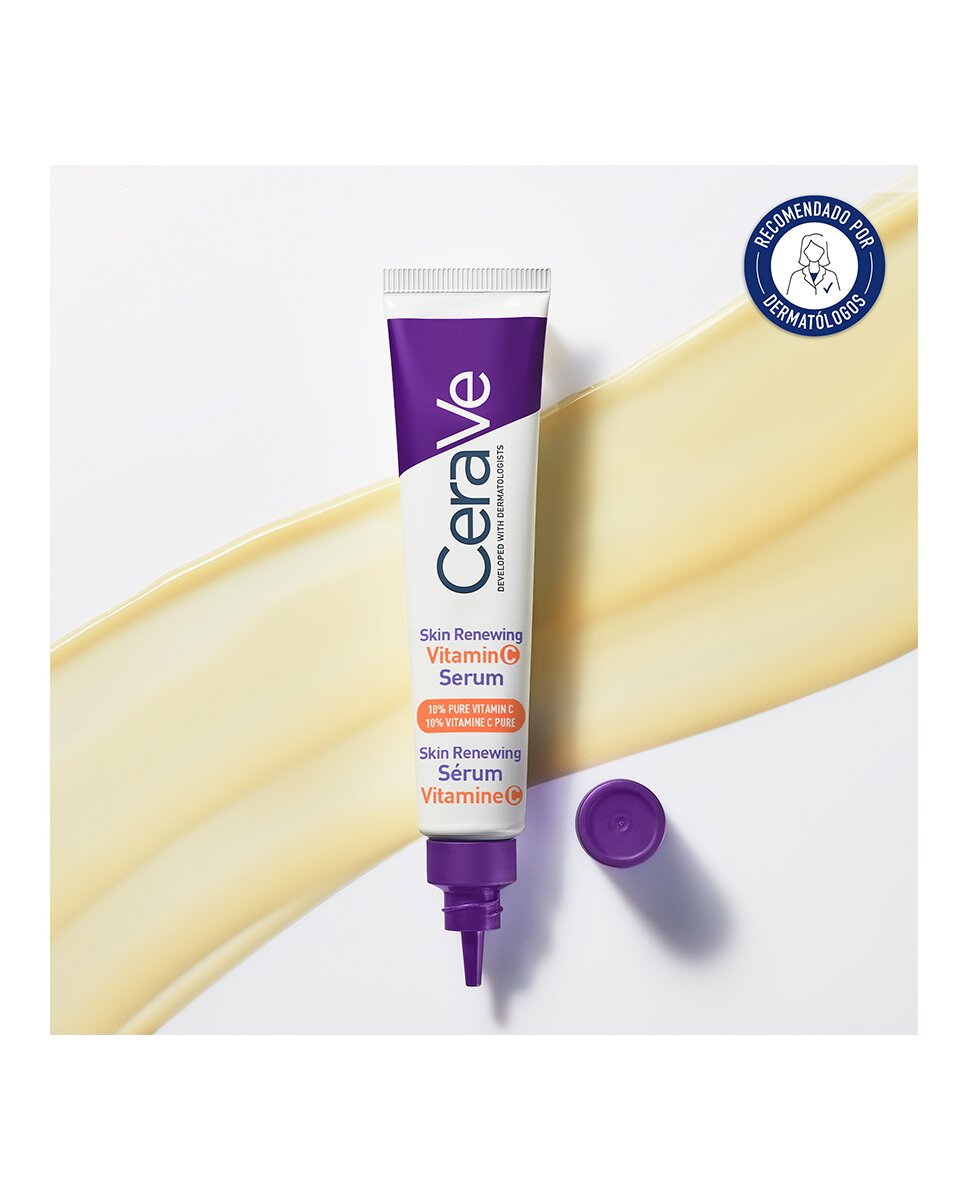 Sérum con Vitamina C Pura y 3 ceramidas esenciales Renewing CeraVe 2