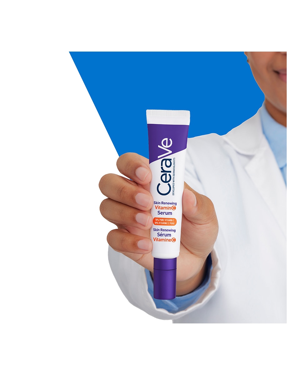 Sérum con Vitamina C Pura y 3 ceramidas esenciales Renewing CeraVe 3