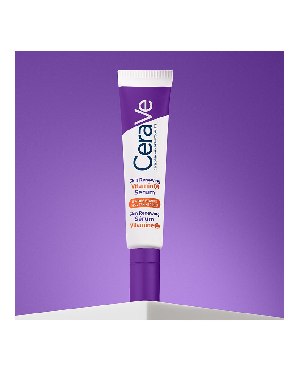Sérum con Vitamina C Pura y 3 ceramidas esenciales Renewing CeraVe 4