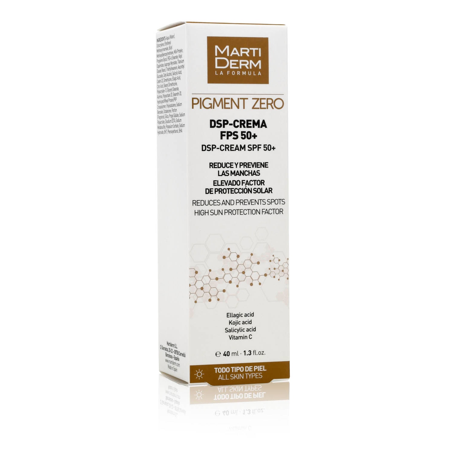 Crema despigmentante SPF50+ Pigment Zero MartiDerm - 40 ml 3