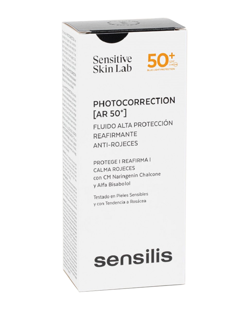 Fluido Alta protección Reafirmante y Anti-rojeces AR50+, 40 ml Sensilis - 40 ml 2