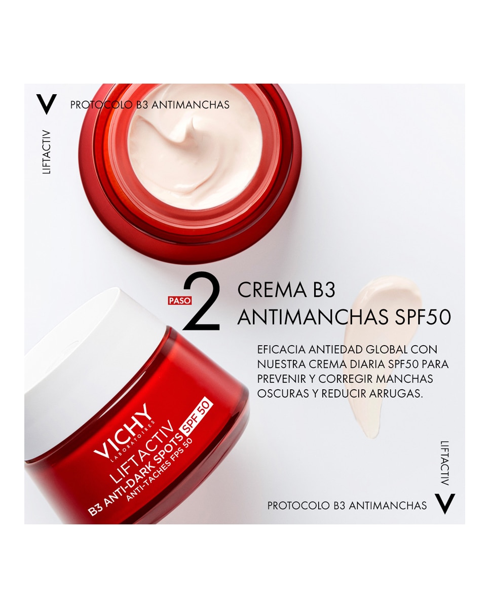 Crema Liftactiv B3 Antimanchas SPF50 50 ml Vichy - 50 ml 6