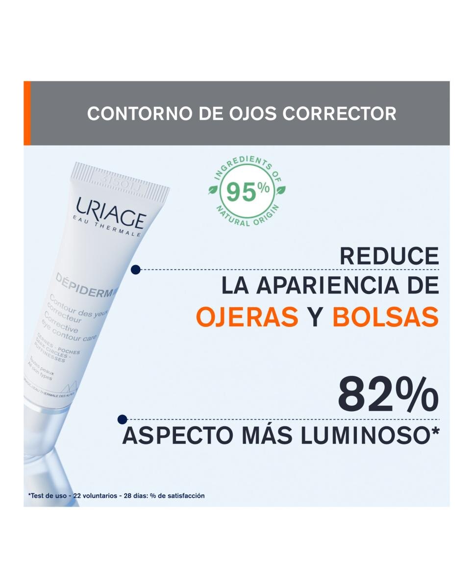 Contorno de Ojos Corrector Depiderm 15ml Uriage 5