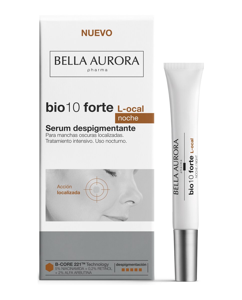 Sérum Despigmentante Intensivo Nocturno 9 ml Bella Aurora - 9 ml 2