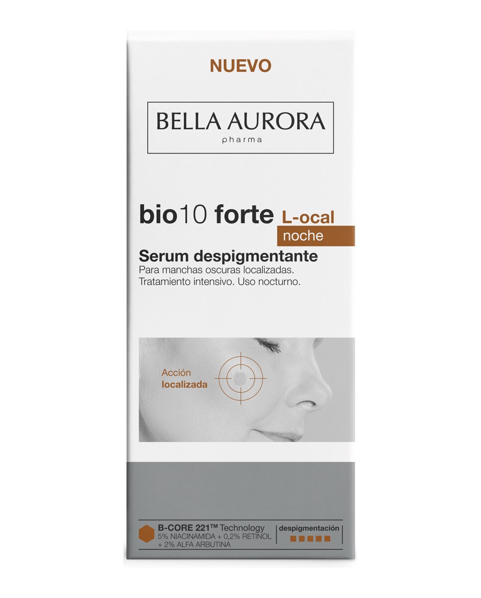 Sérum Despigmentante Intensivo Nocturno 9 ml Bella Aurora - 9 ml 5