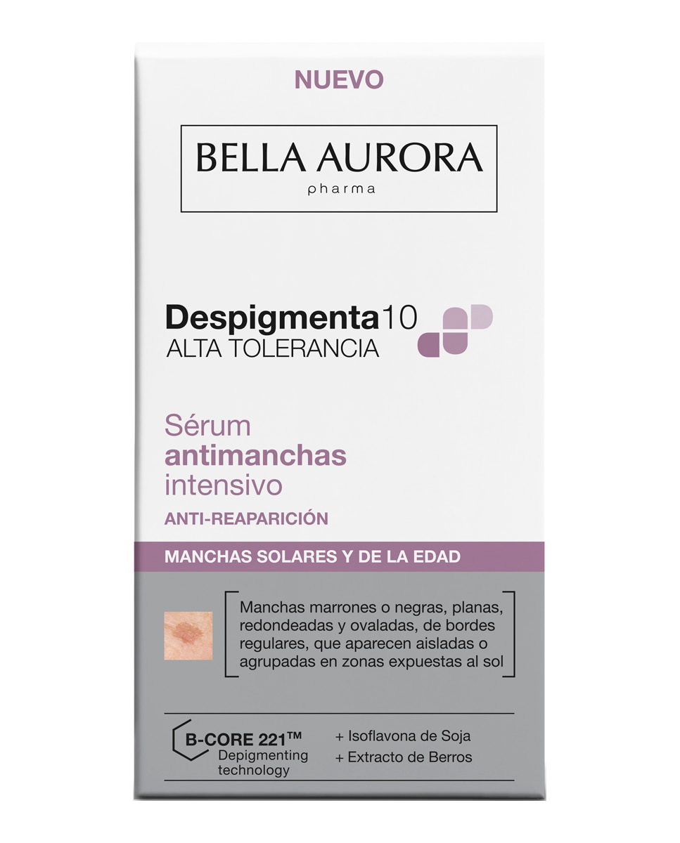 Sérum Antimanchas Sol y Edad Despigmenta10 Bella Aurora 4