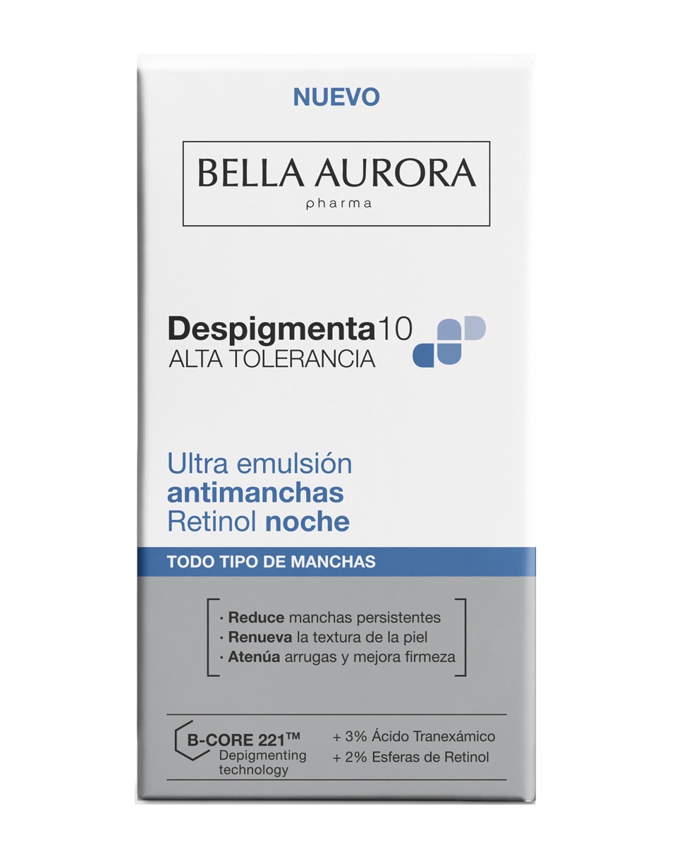 Emusión Retinol Noche Despigmenta10 Bella Aurora 4