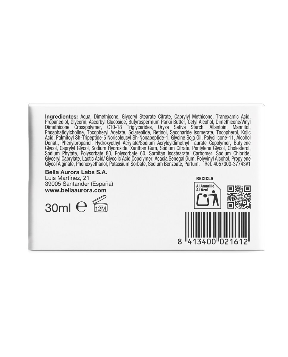 Emusión Retinol Noche Despigmenta10 Bella Aurora 8