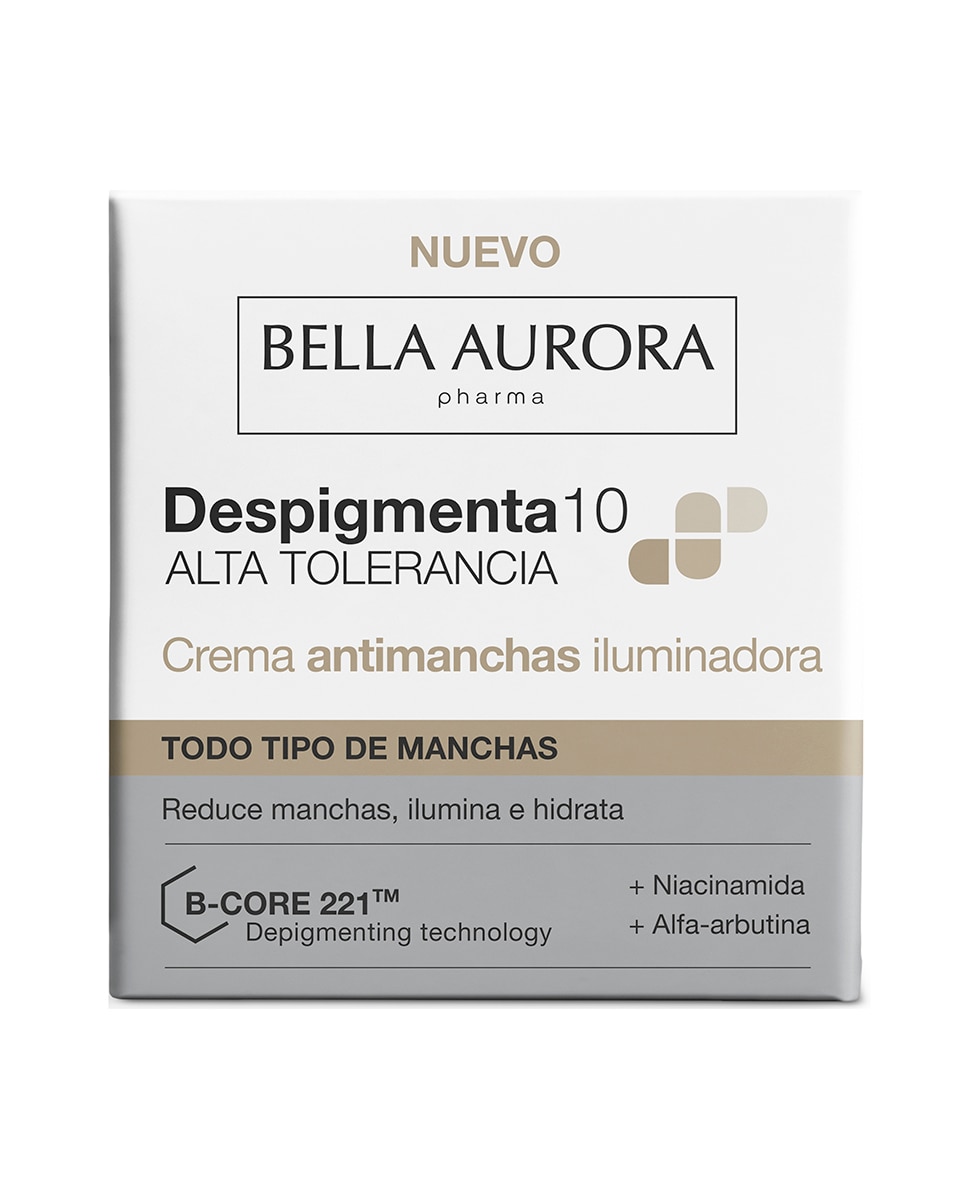 Imagen 4 de Crema Antimanchas Iluminadora Despigmenta10 Bella Aurora