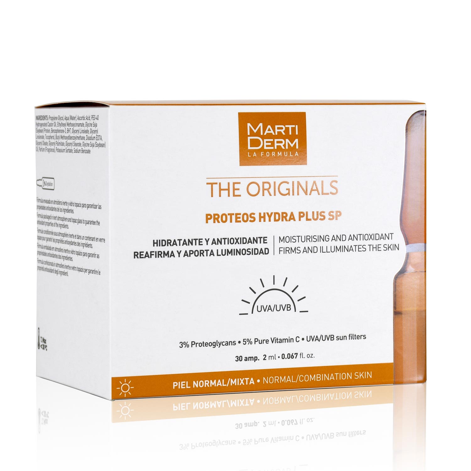 30 Ampollas Proteos Hydra Plus Sp The originals MartiDerm 3