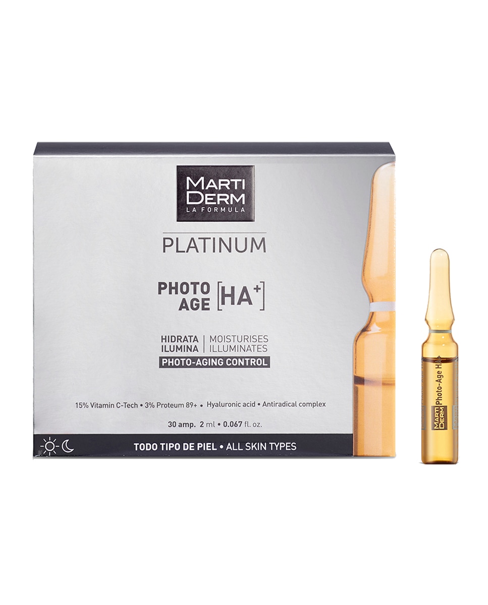 30 Ampollas Platinum Photo-Age HA+ MartiDerm