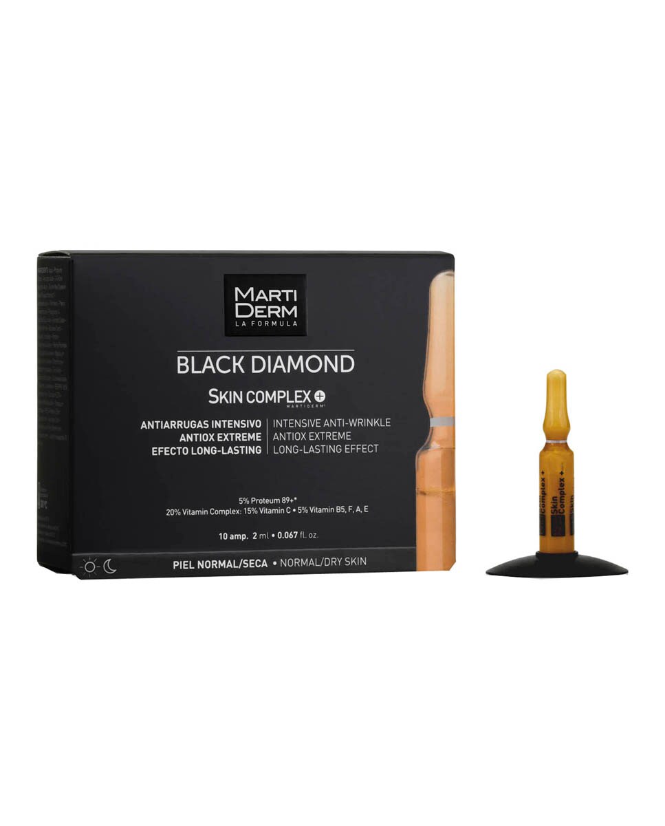 10 Ampollas Antiedad Skin Complex Advanced Black Diamond MartiDerm 1