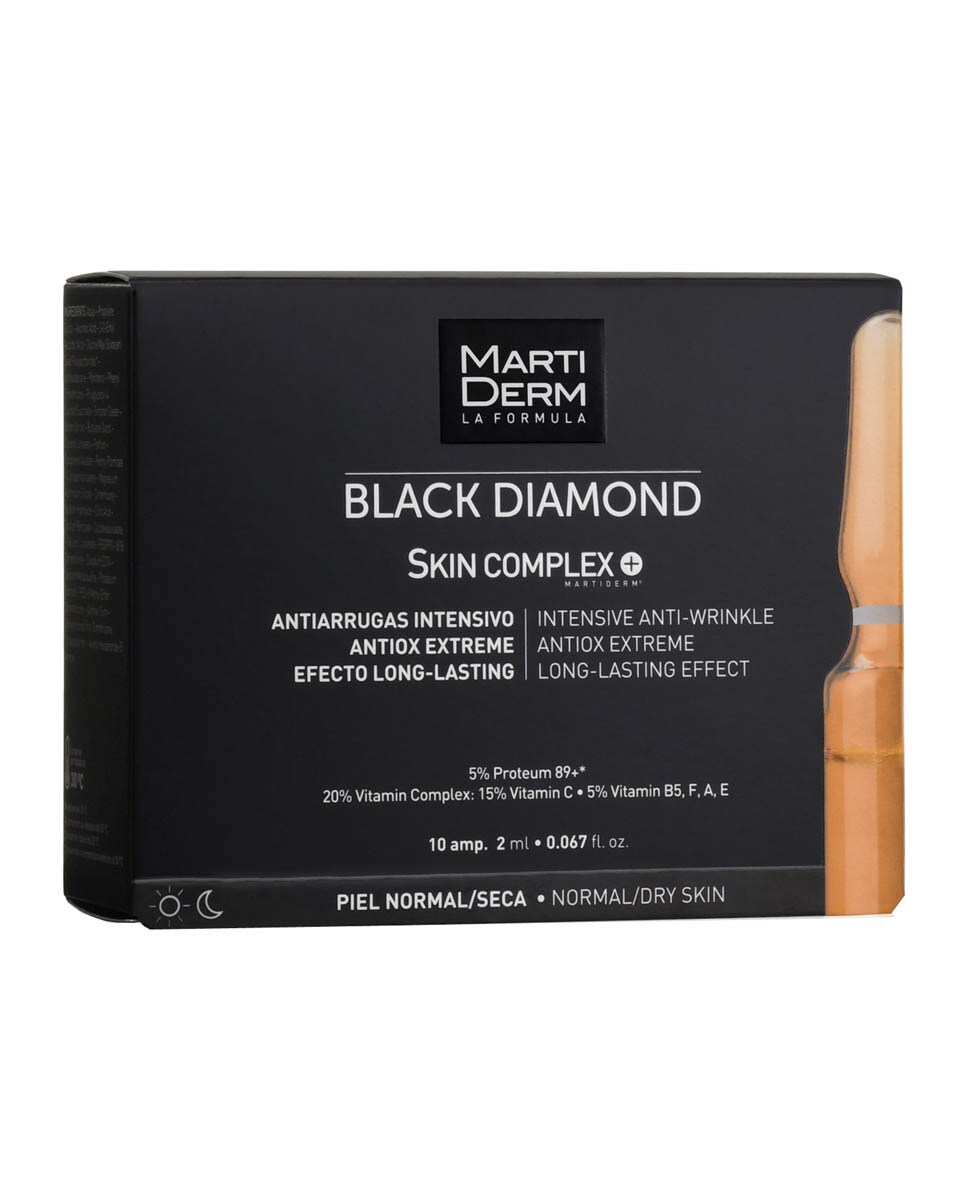 10 Ampollas Antiedad Skin Complex Advanced Black Diamond MartiDerm 3