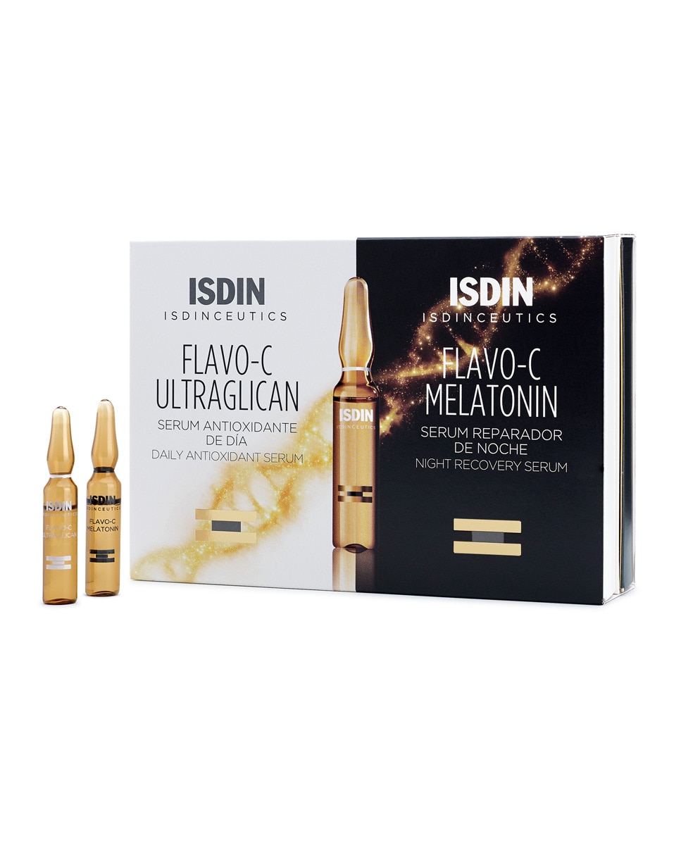Pack ampollas Flavo-C Melatonin + ampollas Ultraglican Isdinceutics 1