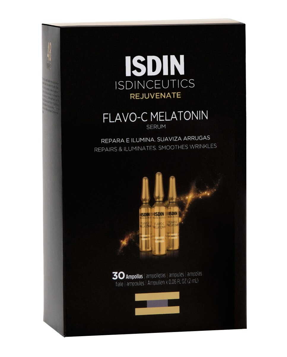 30 ampollas Reparador de Noche Flavo-C Melatonin Isdinceutics 2