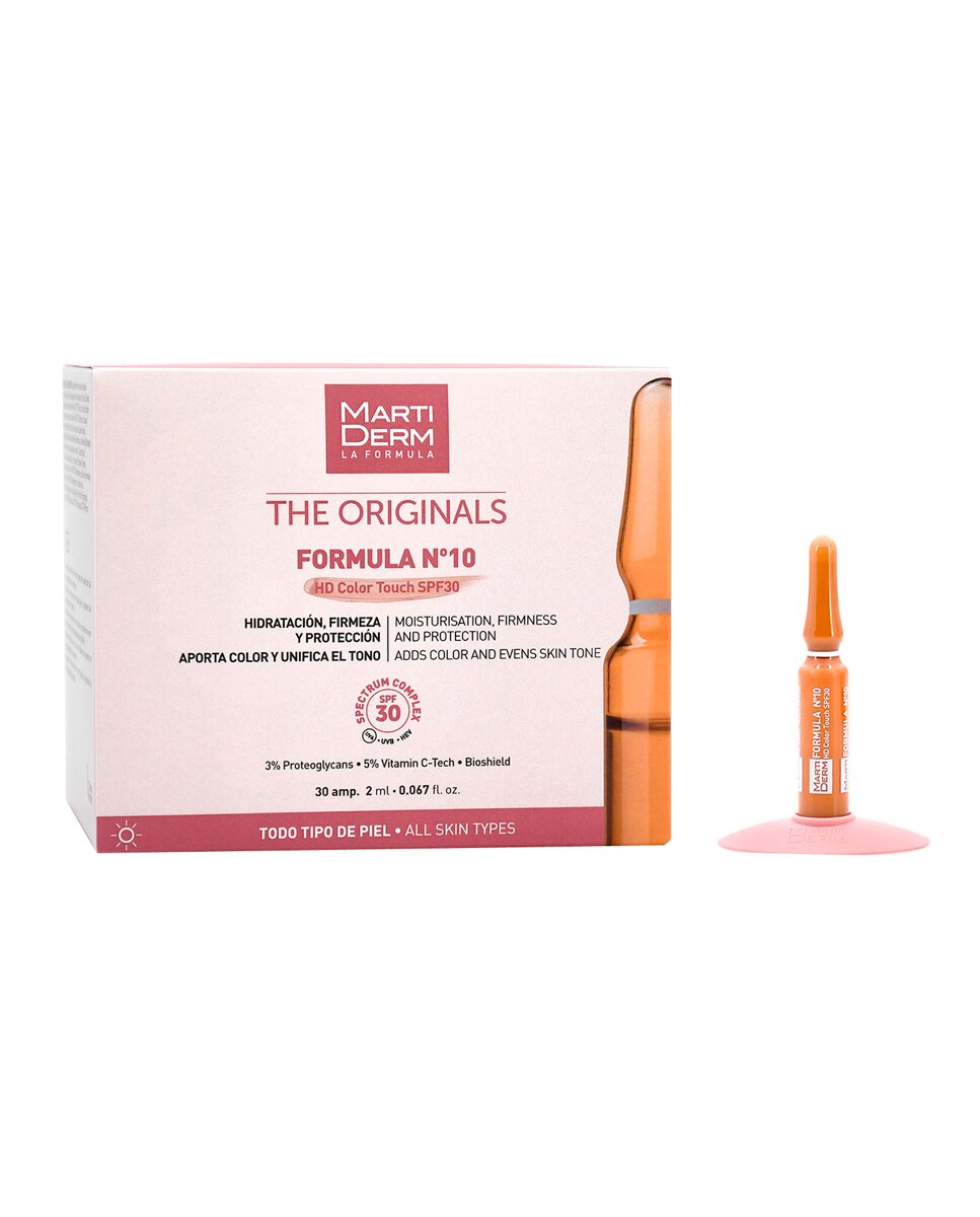 Imagen 0 de 30 Ampollas Formula Nº10 HD Color Touch SPF30 The Originals MartiDerm
