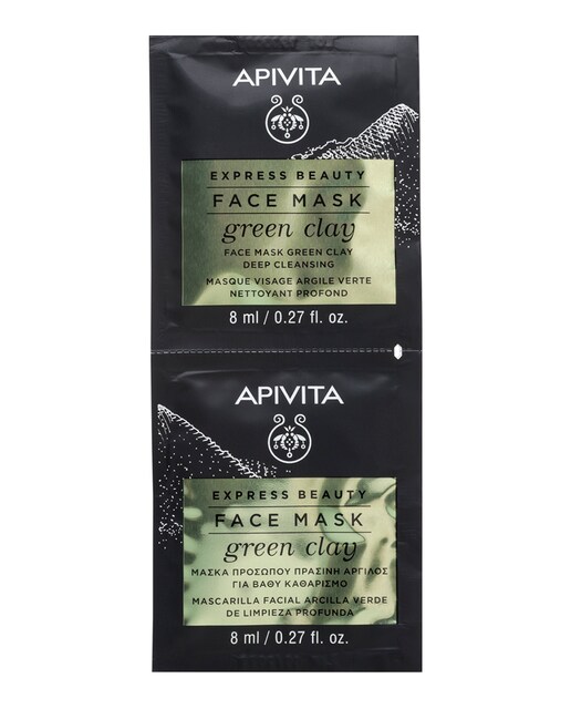 Mascarilla de Limpieza Profunda con Arcilla Verde Express Beauty Apivita