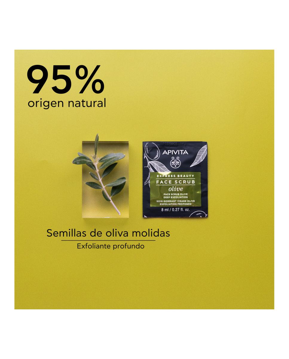 Crema de Exfoliación Profunda con Oliva Express Beauty Apivita 4