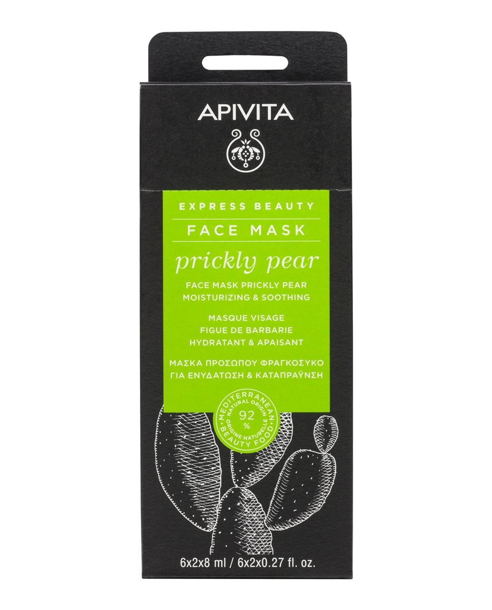 Apivita - Mascarilla Facial Hi Go Chumbo Hidratante Y Calmante Express Beauty 2*8 Ml Apivita.