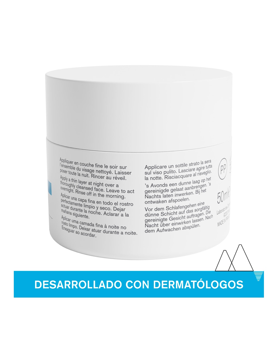 Mascarilla Hidratante De Noche Con Ácido Hialurónico Y Edelweiss Eau Thermale Uriage - 50 ml 4