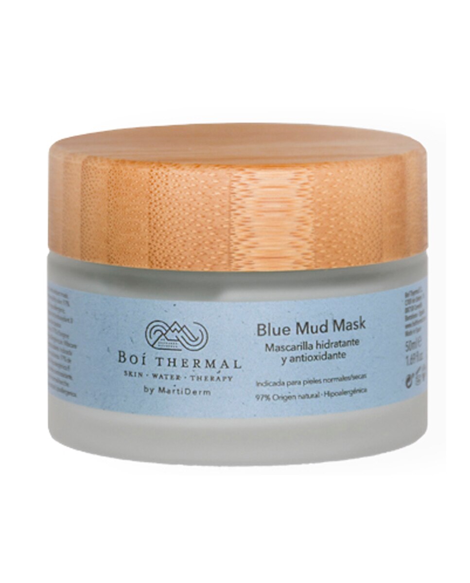 Imagen 0 de Mascarilla hidratante y antiox Blue Mud Mask 50 ml Boi Thermal by Martiderm