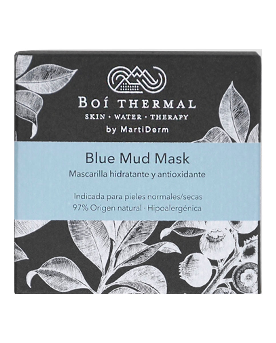 Mascarilla hidratante y antiox Blue Mud Mask Boi Thermal by Martiderm - 50 ml 2