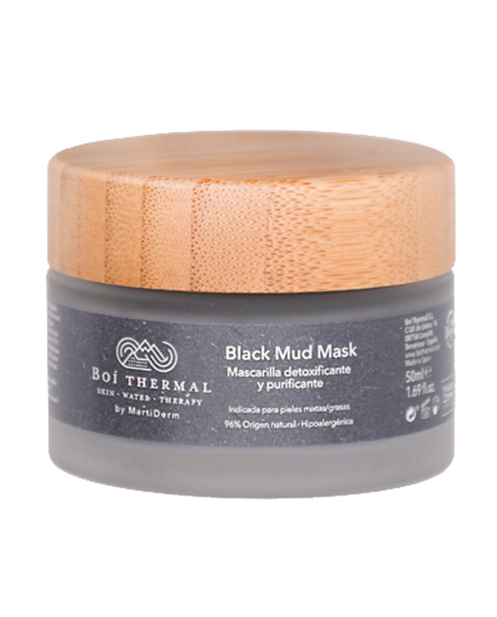 Imagen 0 de Mascarilla detoxificante y purificante Black Mud Mask 50 ml Boi Thermal by Martiderm