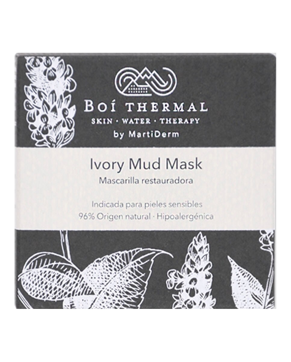 Mascarilla restauradora Ivory Mud Mask 50 ml Boi Thermal by Martiderm 2