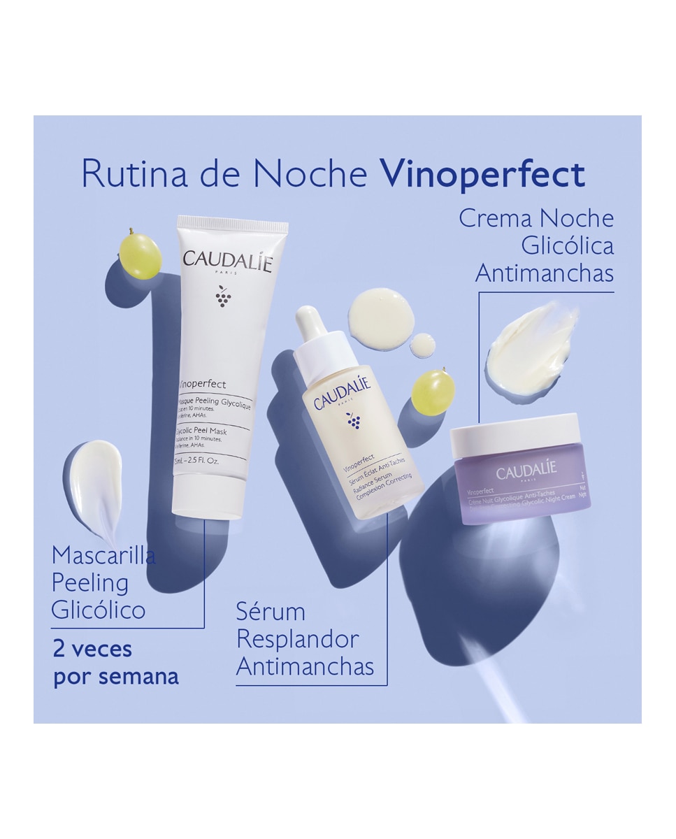 Mascarilla Peeling Glicólico Vinoperfect Caudalie - 75 ml 6
