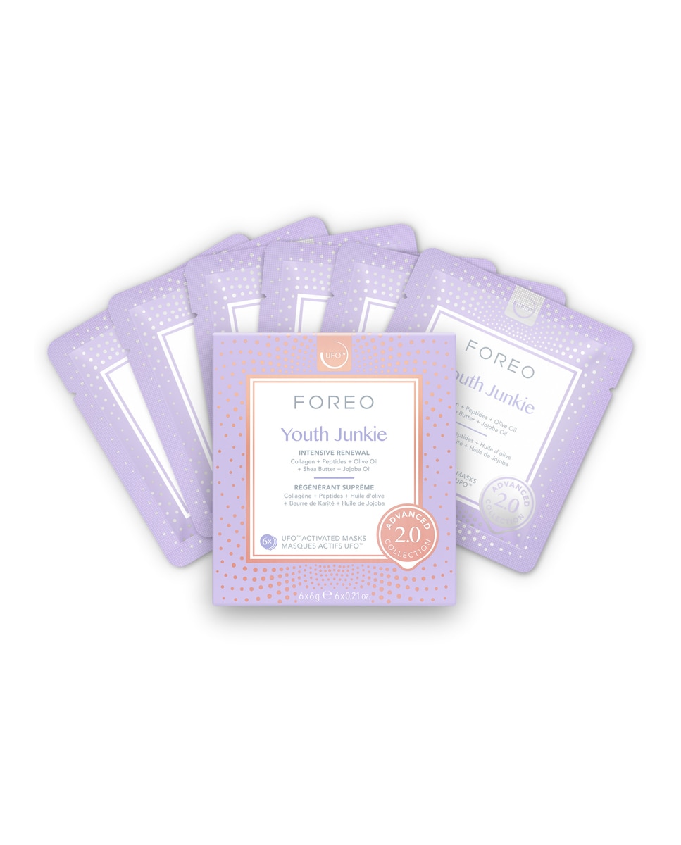 Youth Junkie 2.0 Advanced Collection - Mascarilla facial revitalizante para la piel seca con líneas de expresión diseñada exclusivamente para UFO™ Youth Junkie Youth Junkie-1