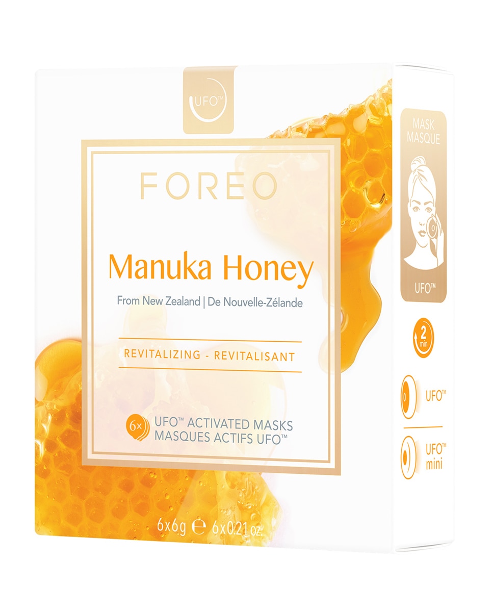 FOREO - Mascarilla facial revitalizante para UFO y UFO mini Manuka Honey FOREO.