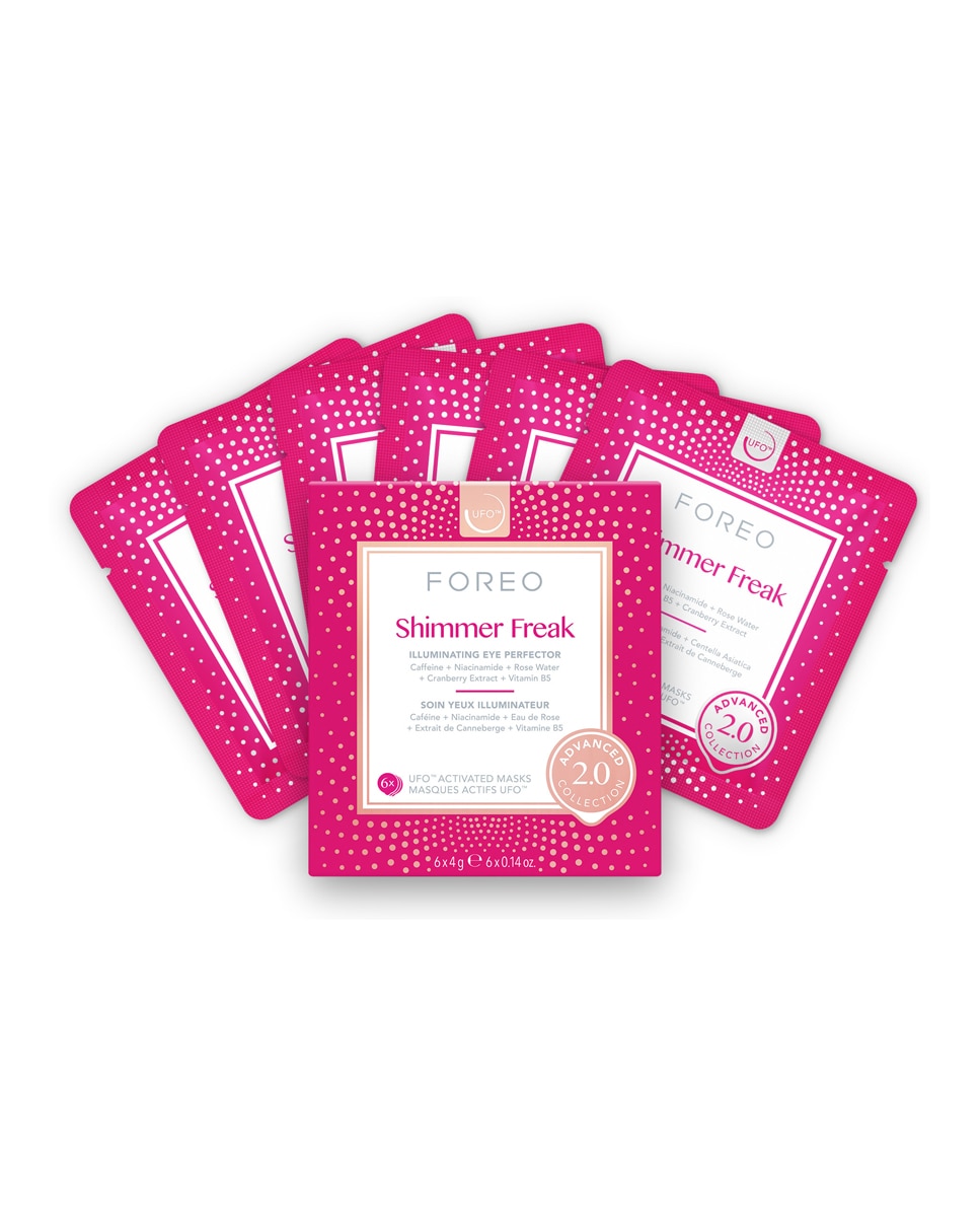 FOREO - Shimmer Freak 2.0 Advanced Collection - Mascarilla facial iluminadora para el contorno de ojos cansados diseñada para UFO™.