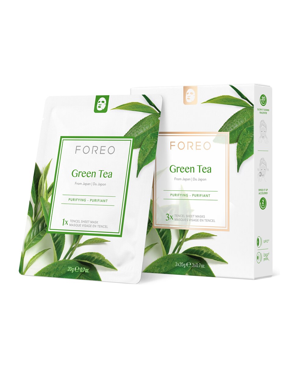 Mascarilla facial purificante Green Tea para pieles mixtas FOREO - Green Tea 20 g Green Tea-2