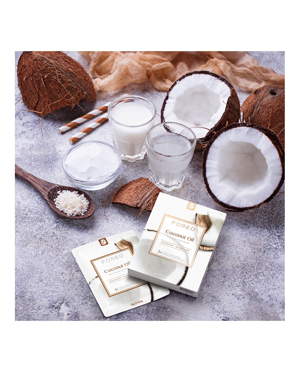 Mascarilla facial nutritiva Coconut Oil para piel deshidratada FOREO - Coconut Oil 20 g Coconut Oil-6