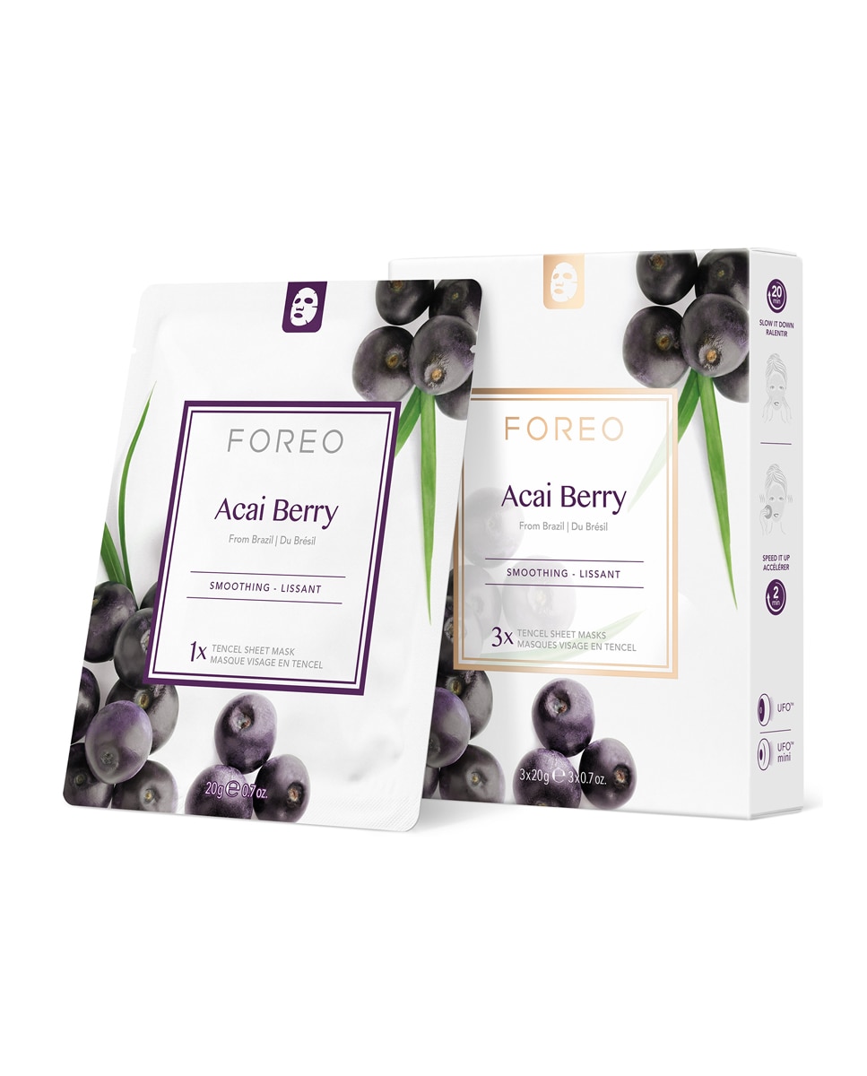Mascarilla facial reafirmante para piel madura FOREO - Acai Berry 20 g Acai Berry-2