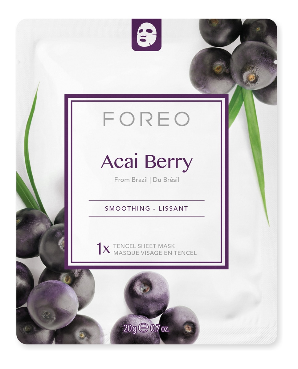 Mascarilla facial reafirmante para piel madura FOREO - Acai Berry 20 g Acai Berry-4
