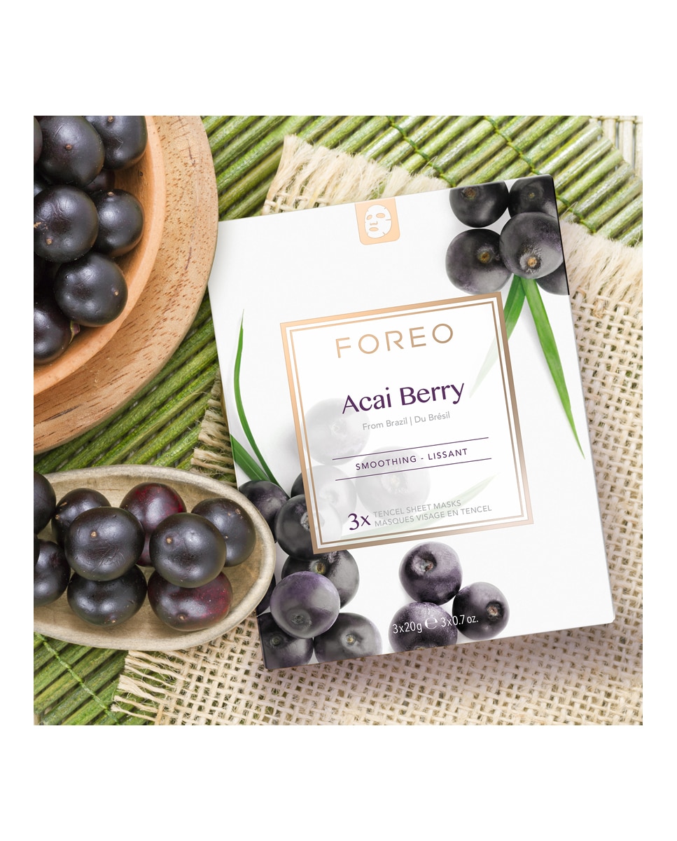 Mascarilla facial reafirmante para piel madura FOREO - Acai Berry 20 g Acai Berry-6