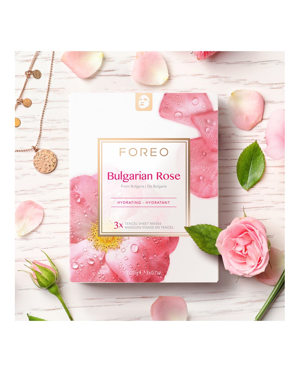 Mascarilla facial para piel seca y apagada FOREO - Bulgarian Rose 20 g Bulgarian Rose-6