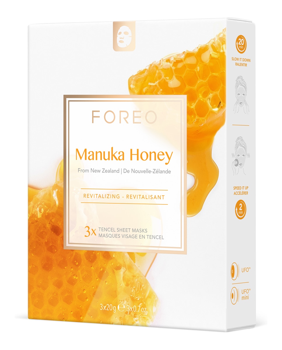 FOREO - Mascarilla facial revitalizante Manuka Honey para piel madura FOREO.