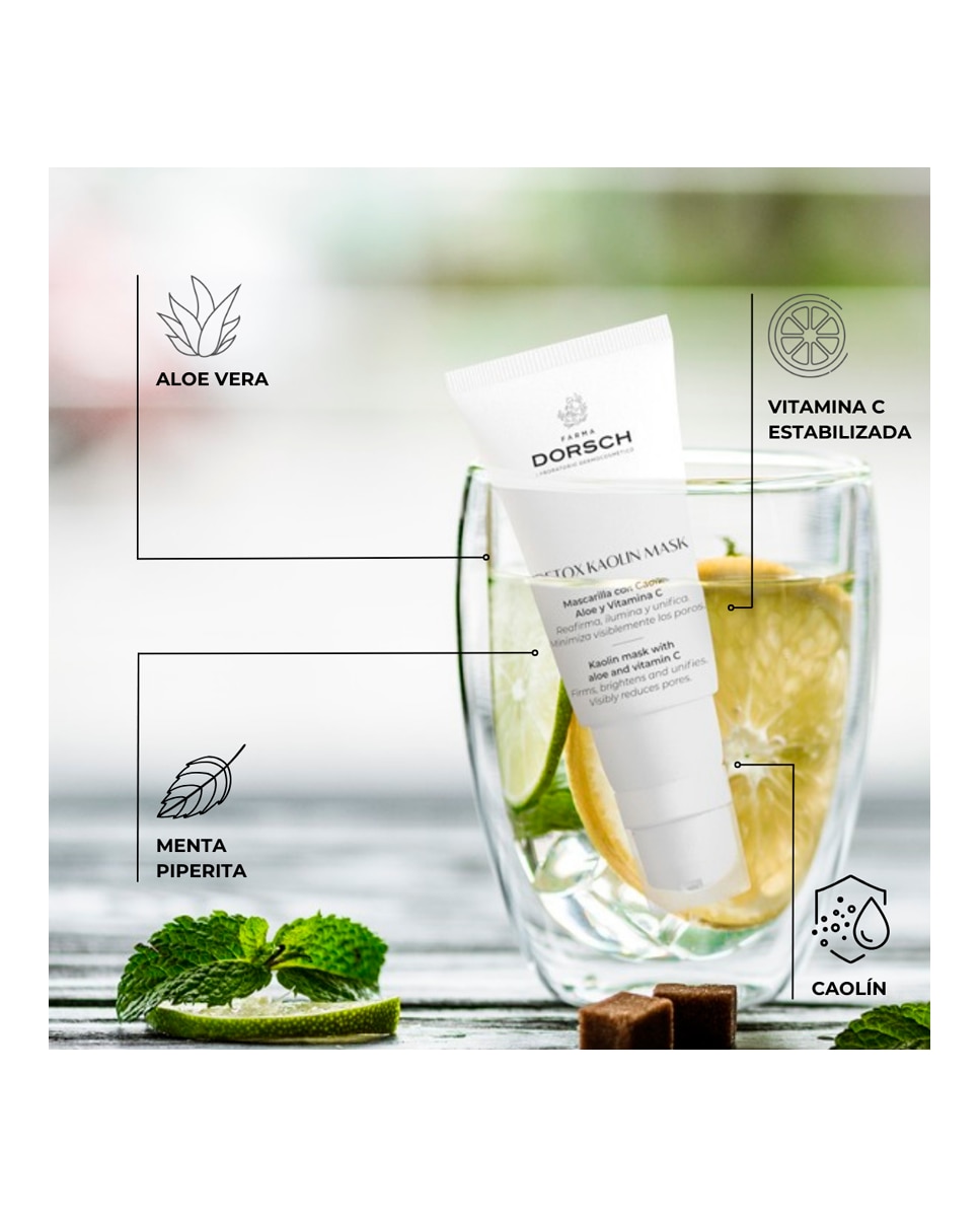 Mascarilla Detox Kaolin Mask 50 ml Farma Dorsch - 50 ml 4